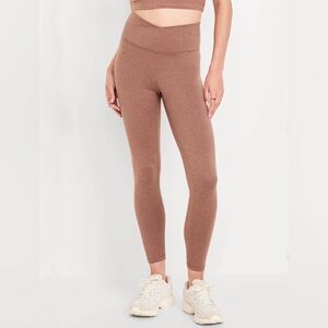Old Navy Women’s Extra High Waisted CloudComfy 7/8 Leggings XXL Warm Taupe